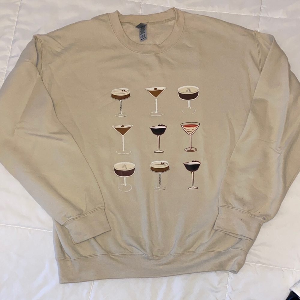 Beige Espresso Martini Sweater